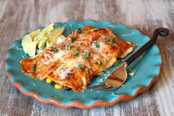 Vegetable-Enchiladas