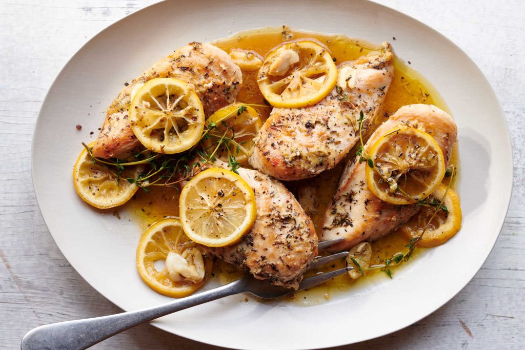 weeknight lemon chicken skillet dinner