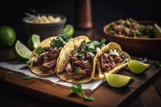 Mexican Tacos Street Food