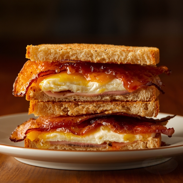 _Canadian Bacon Breakfast Sandwich