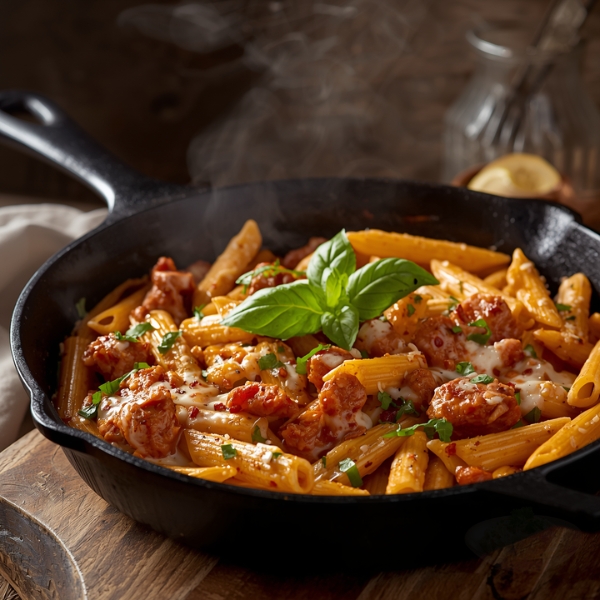 Italian-Style Turkey And Penne Skillet