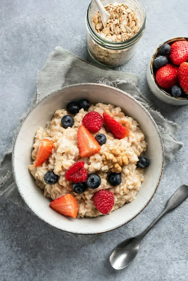 Oats & Fruit Breakfast Bowl